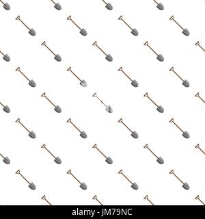 Shovel pattern Stock Vector