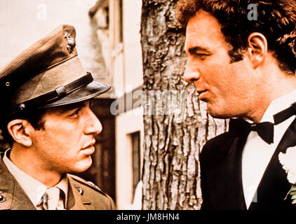 al pacino, james caan, the godfather, 1972 Stock Photo