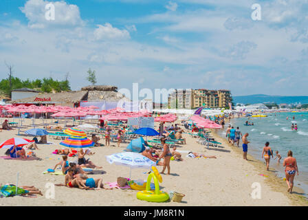 North Beach, between Sunny Beach and Nesebar, Black Sea coast, Bulgaria Stock Photo