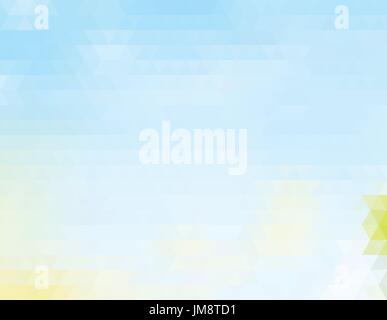 Abstract Yellow and Blue Geometric Background  Vector Illustration EPS10, Contains Transparent Objects Stock Vector