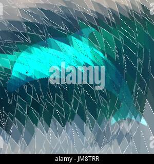 silhouette dolphin inside the seabed with corals Stock Vector