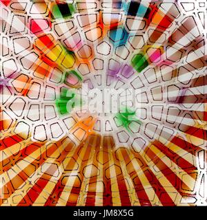 vector abstract circular pattern in 10eps. vector illustration Stock Vector