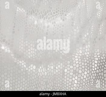 Seamless vector structured snake skin inwhite colors Stock Vector