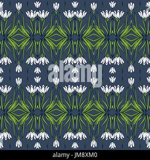 Background with ethnic motifs. Seamless pattern. 10 eps Stock Vector