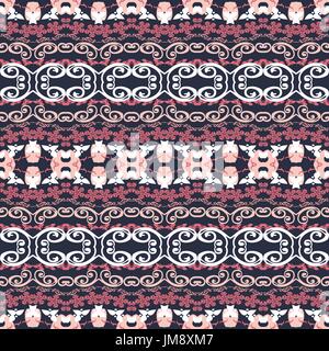 Background with ethnic motifs. Seamless pattern. 10 eps Stock Vector