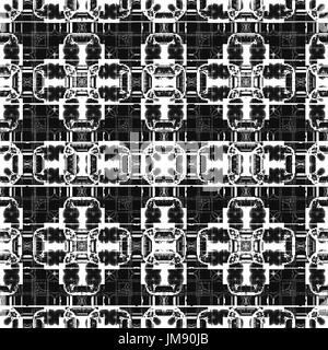 Abstract Geometric Square Technical Background. Retro Squares Stock Vector