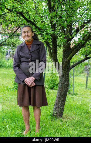 Pretty Old Lady Posing Casually To The Camera Stock Photo, Picture and  Royalty Free Image. Image 52468893.