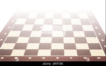 Checkered background floor pattern in perspective with a black and white geometric design fading to white in the distance with a blank area for your t Stock Vector