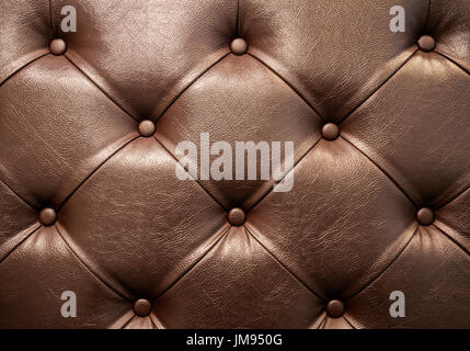 brown sofa leather background Stock Photo