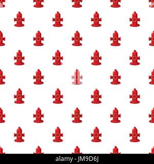 Fire hydrant pattern Stock Vector