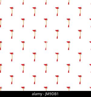 Red axe pattern Stock Vector