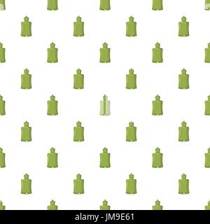 Green rubber warmer pattern Stock Vector