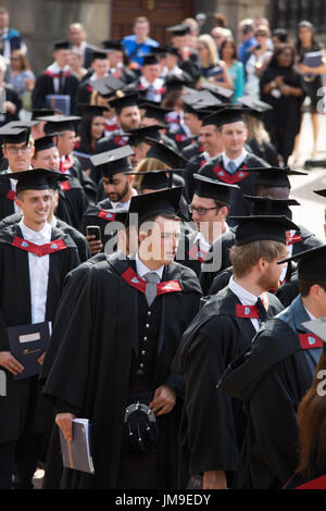 Aston University Students graduation day in Birmingham. England, UK Stock Photo