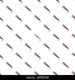 Hair iron pattern Stock Vector