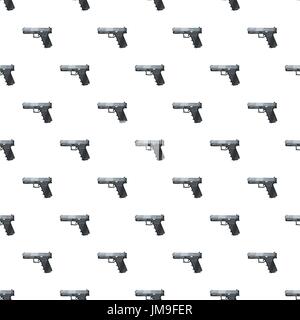Gun pattern Stock Vector