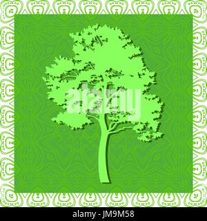 Pine Tree Silhouettes Stock Vector