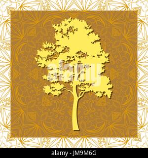 Pine Tree Silhouettes Stock Vector