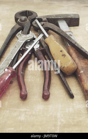 tools assortment Stock Photo