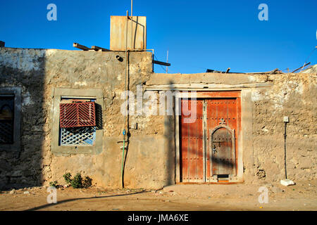 Traditional Omani house, Mirbat, Salalah Stock Photo