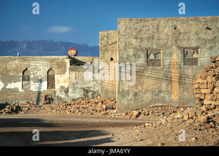 Traditional Omani house, Mirbat, Salalah Stock Photo