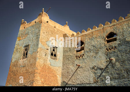 Traditional Omani house, Mirbat, Salalah Stock Photo