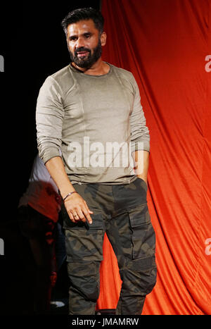 Mumbai, india, 20th july 20177, Bollywood actor Tiger Shroff at Special screening of film Munna michel at the view, andheri west. Credit: Prodip Guha/Alamy Live News Stock Photo