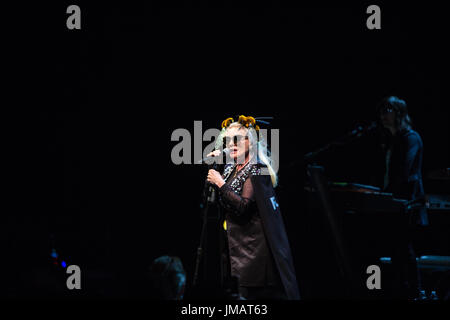 Toronto, Canada. 26th July, 2017.  New Wave icons Blondie perform at the Sony Centre in Toronto on their Rage and Rapture Tour in support of  their latest record "Pollinator". Credit: Bobby Singh/Alamy Live News Stock Photo