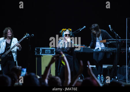 Toronto, Canada. 26th July, 2017.  New Wave icons Blondie perform at the Sony Centre in Toronto on their Rage and Rapture Tour in support of  their latest record "Pollinator". Credit: Bobby Singh/Alamy Live News Stock Photo