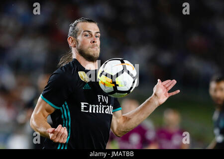 Los Angeles, California, USA. 26th July, 2017. Gareth Bale (11) Real Madrid's player. INTERNATIONAL CHAMPIONS CUP between Manchester City vs Real Madrid match friendly at the Los Angeles Memorial Coliseum (Los Angeles), California, USA, July 27, 2017 . Credit: Gtres Información más Comuniación on line,S.L./Alamy Live News Stock Photo