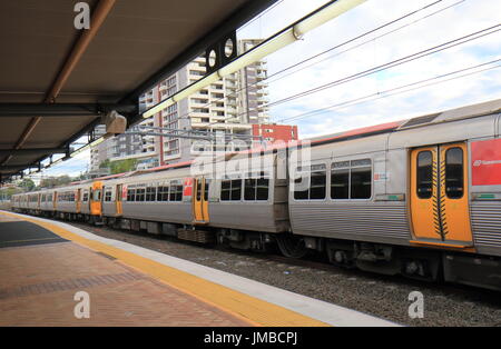 Roma street train station in Brisbane Australia. Stock Photo