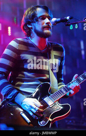 Silversun Pickups - Brian Aubert performs during the 2022 BottleRock