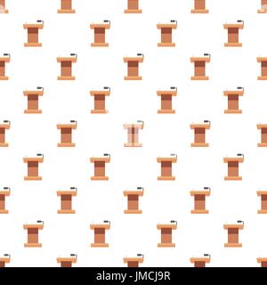 Tribune for speech pattern Stock Vector