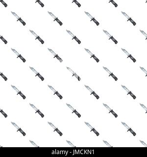 Military knife pattern Stock Vector