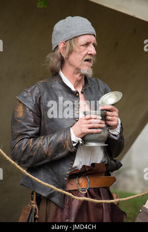 Re-enactment from the English Civil War of the Battle of Weymouth of ...