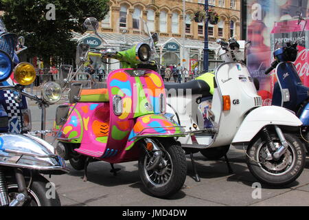 V.F.M 2017 national scooter rally Llandudno Stock Photo