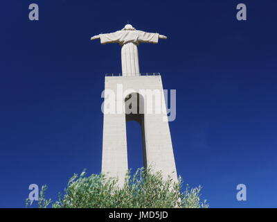 The Sanctuary Of Christ The King Lisbon Portugal Stock Photo