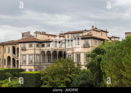 Italy, Lucca - September 18 2016: the view of Palazzo Pfanner on September 18 2016 in Lucca, Tuscany, Italy. Stock Photo