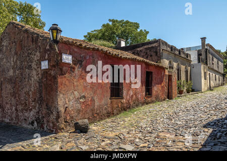 Calle de los Suspiros (Sighs street) - Colonia del Sacramento, Uruguay Stock Photo