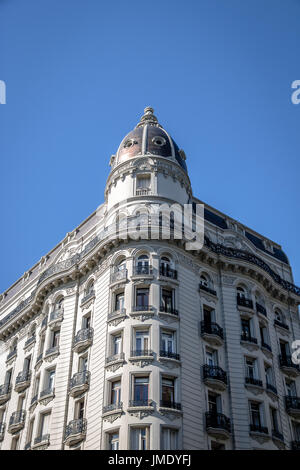 Building in downtown city - Montevideo, Uruguay Stock Photo