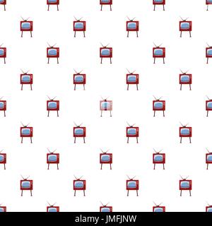 Retro TV pattern Stock Vector
