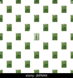 Green jerrycan pattern Stock Vector