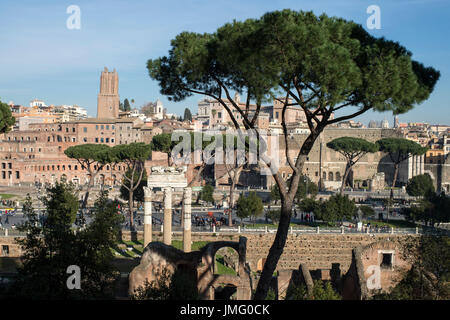 ITALY, LAZIO, ROME, CITYSCAPE FROM CAPITOL HILL Stock Photo