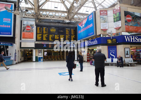 Charing Cross Railway Station in London Stock Photo