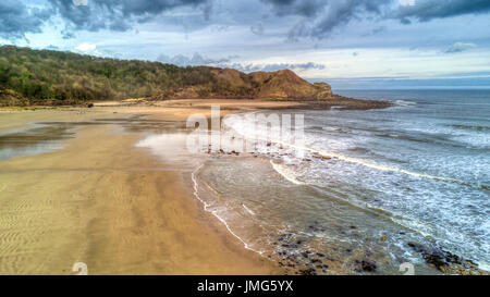 Cayton Bay North Yorkshire, England. Stock Photo