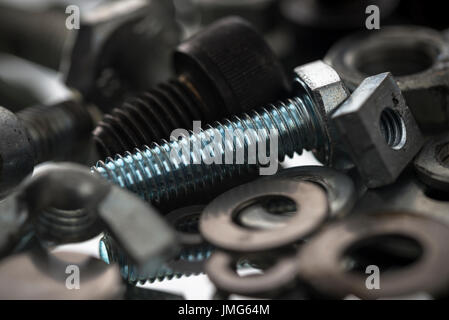 Nuts, Bolts and Washers Stock Photo
