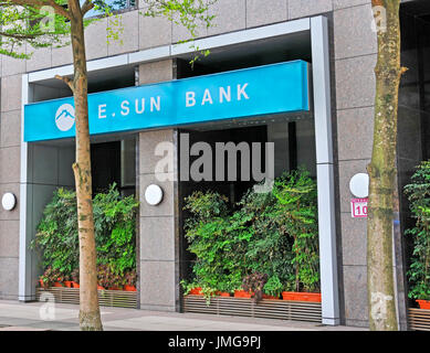 E. Sun Bank Taipei Taiwan Stock Photo