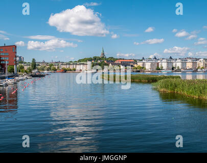 Hammarby Sjostad in Stockholm, Sweden on a summer day. Stock Photo