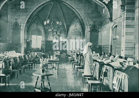 British wounded in a Chapel Bonn Germany Stock Photo