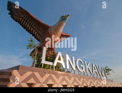 Langkawi is Island of Eagle located in Malaysia Stock Photo