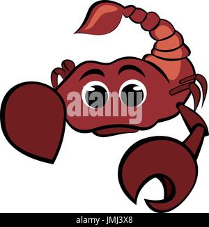 Child scorpio Stock Vector